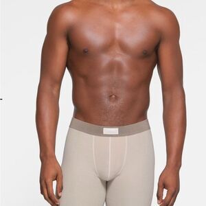 SKIMS Mens 5” Boxer Briefs  3 Pack Fawn Multi S NWT IN PACKAGE